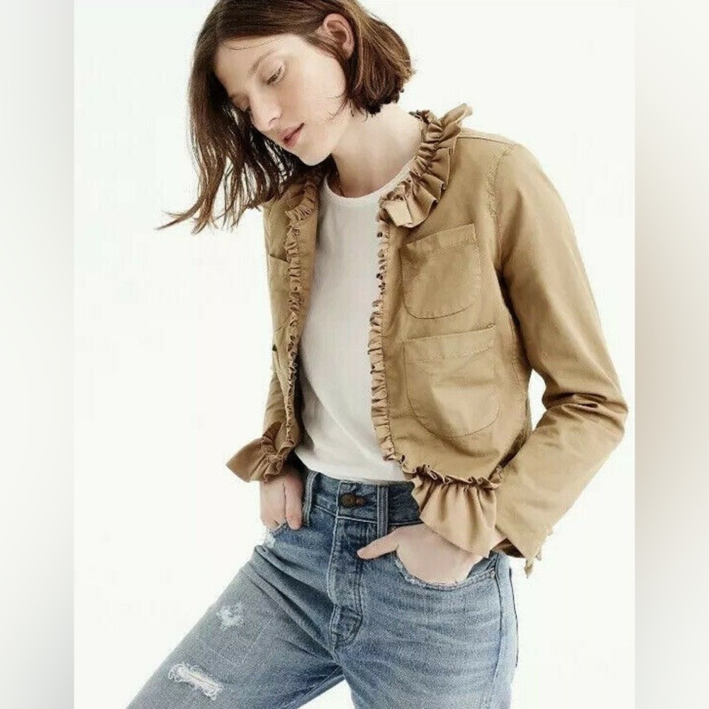 J. Crew Crew Ruffle Chino - Picture 2 of 4